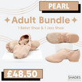 Pearl - 1 Pair Adult Ballet Shoes & 1 Pair Adult Jazz Shoes Bundle